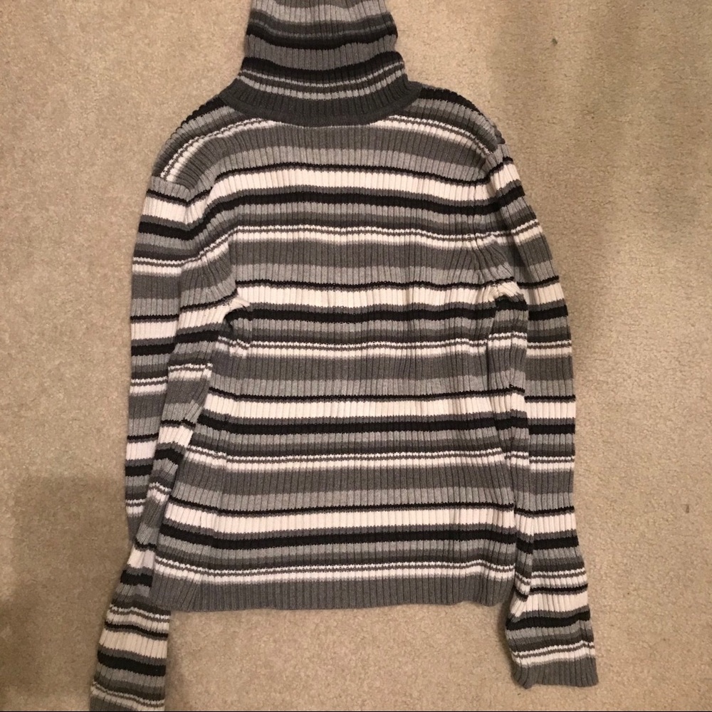 Sonoma striped turtleneck